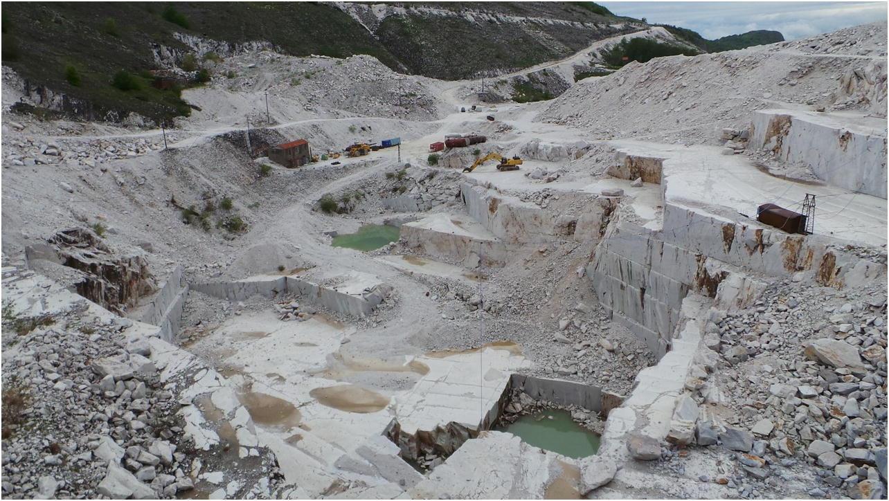 Uno scorcio delle cave