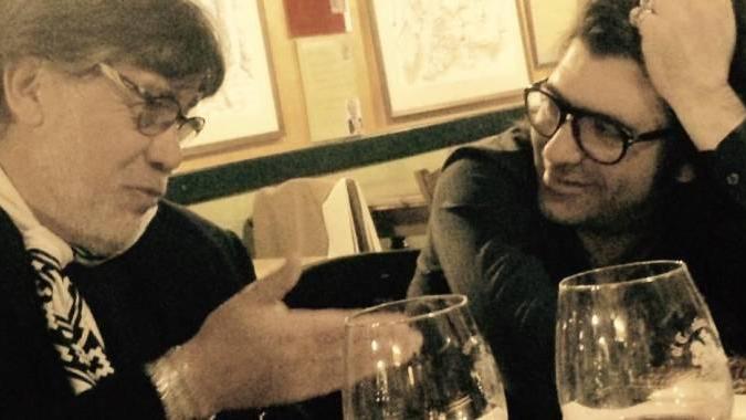 Andrea Salvadori con Luis Spulveda