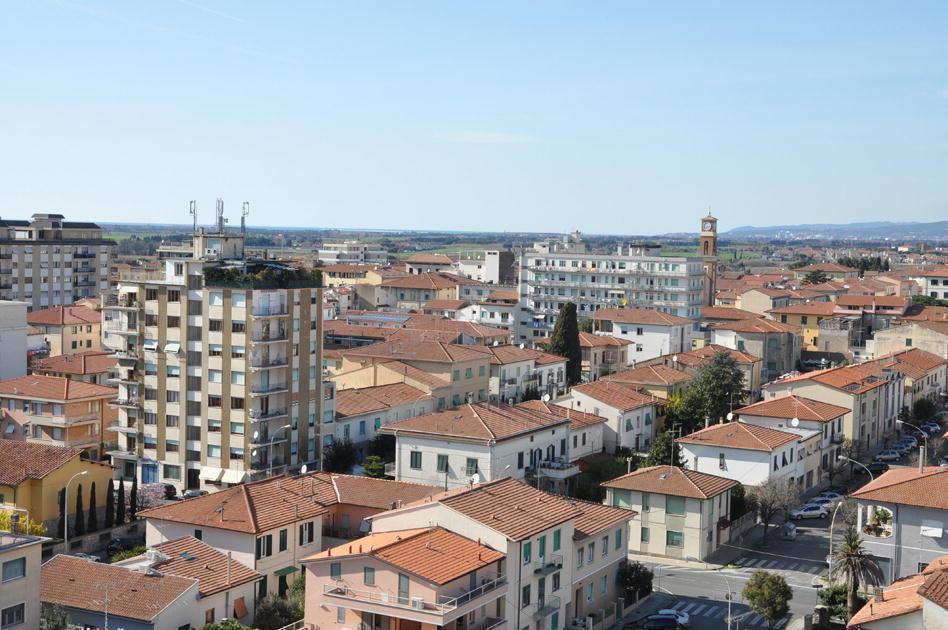 Una panoramica di Cecina