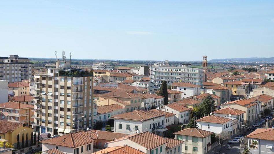 Una panoramica di Cecina