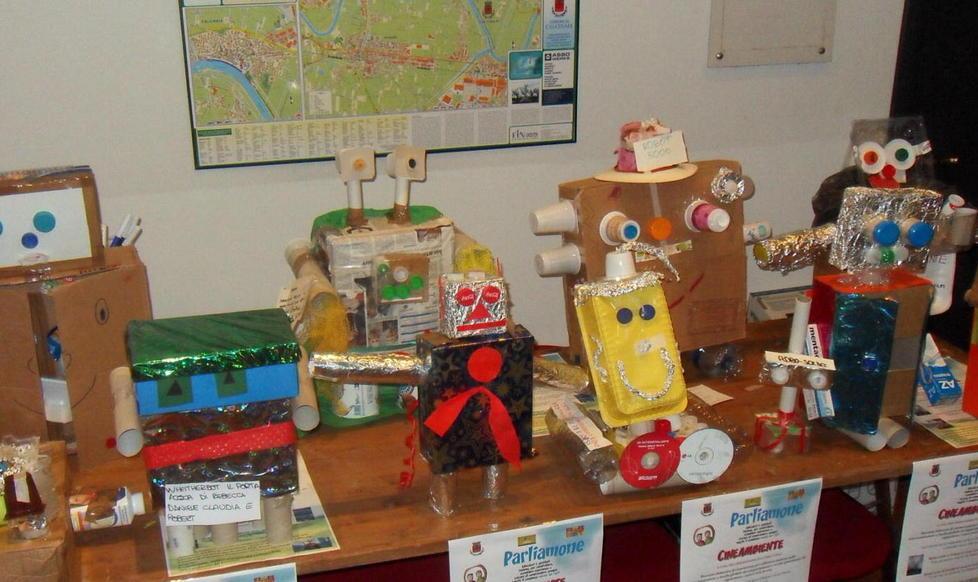 I robot ecologici in mostra in Comune 