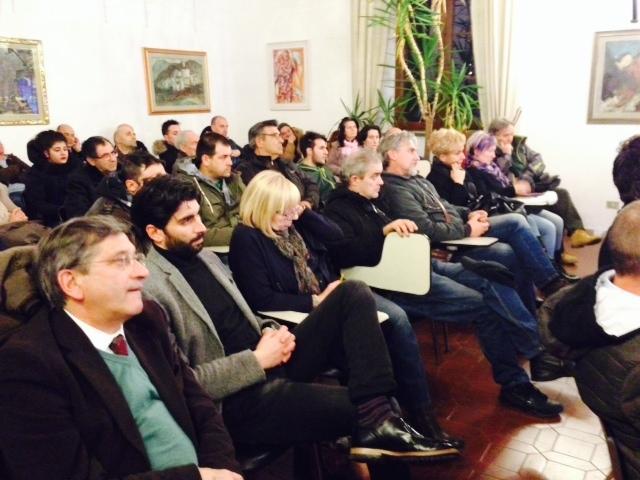 Una riunione degli Amici dell'Amiata, comitato di volontari per la sicurezza