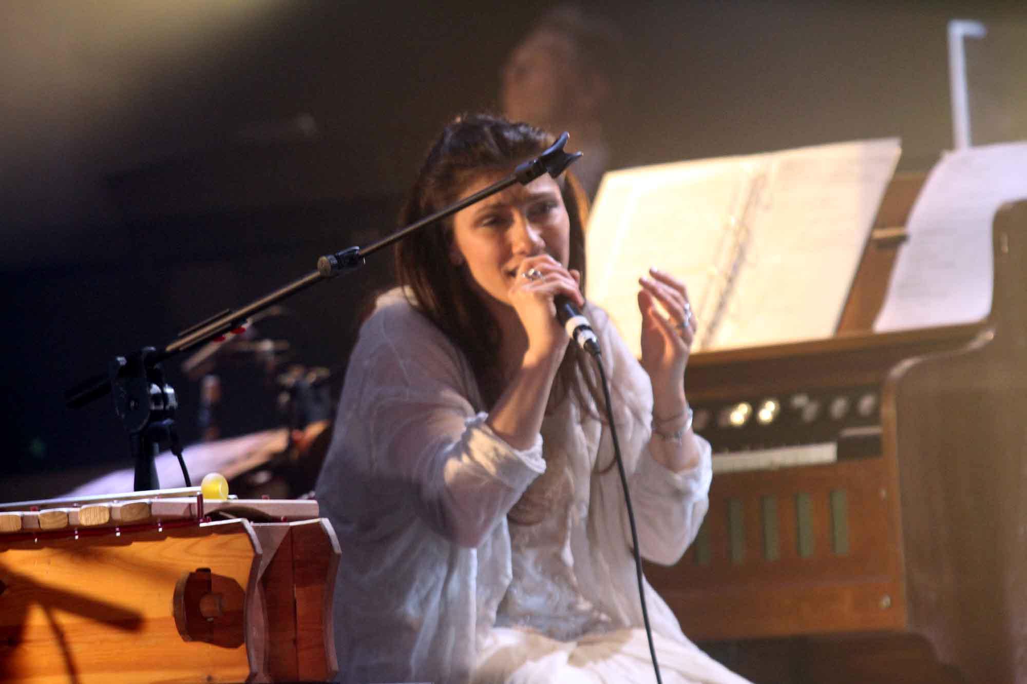 Elisa durante un concerto (foto d'archivio)