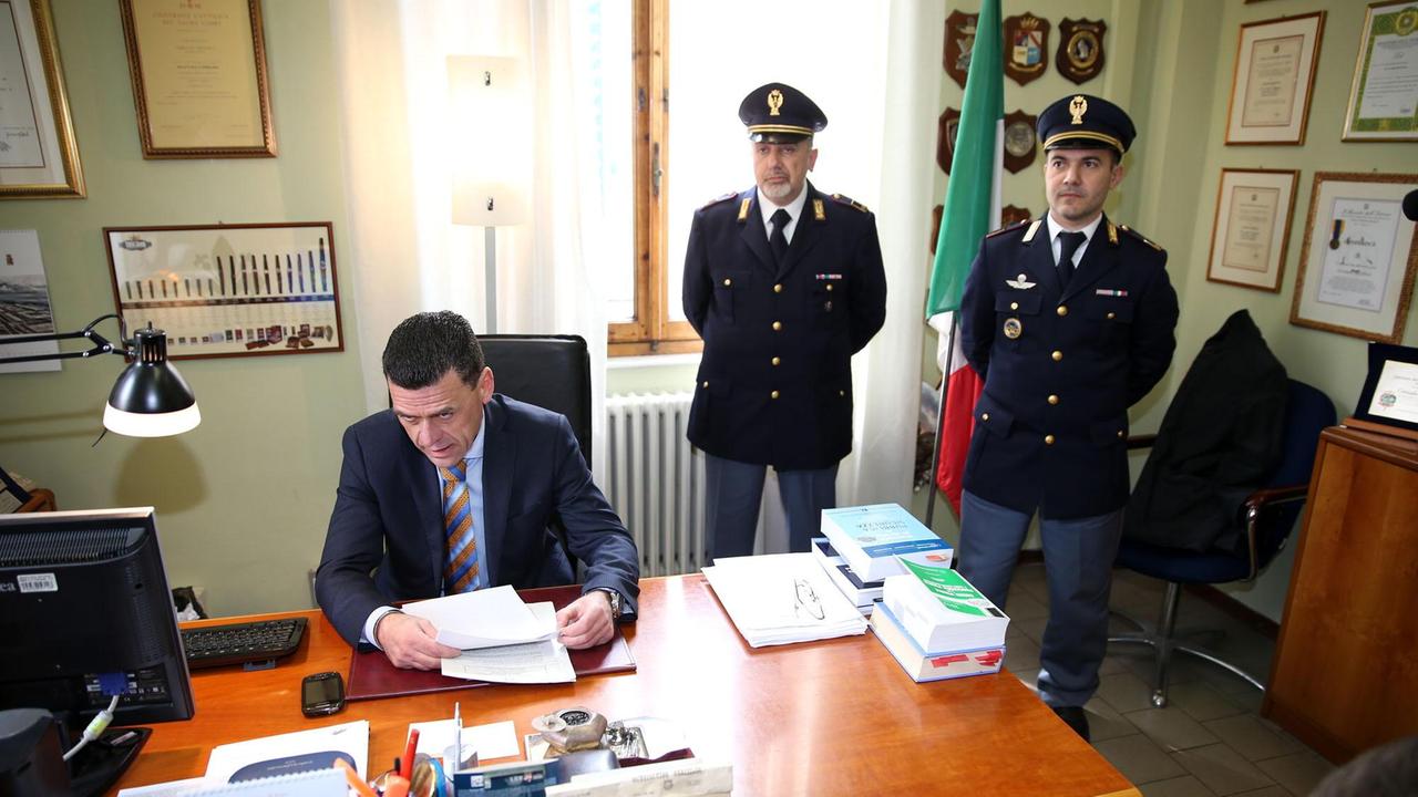 Il dirigente del Commissariato di Montecatini Corrado Mattana