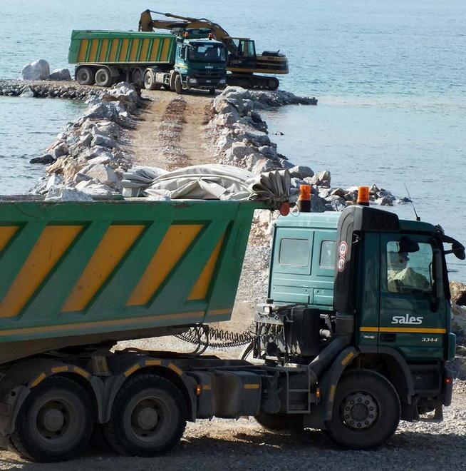 Pronta la nuova barriera per fermare l’erosione 