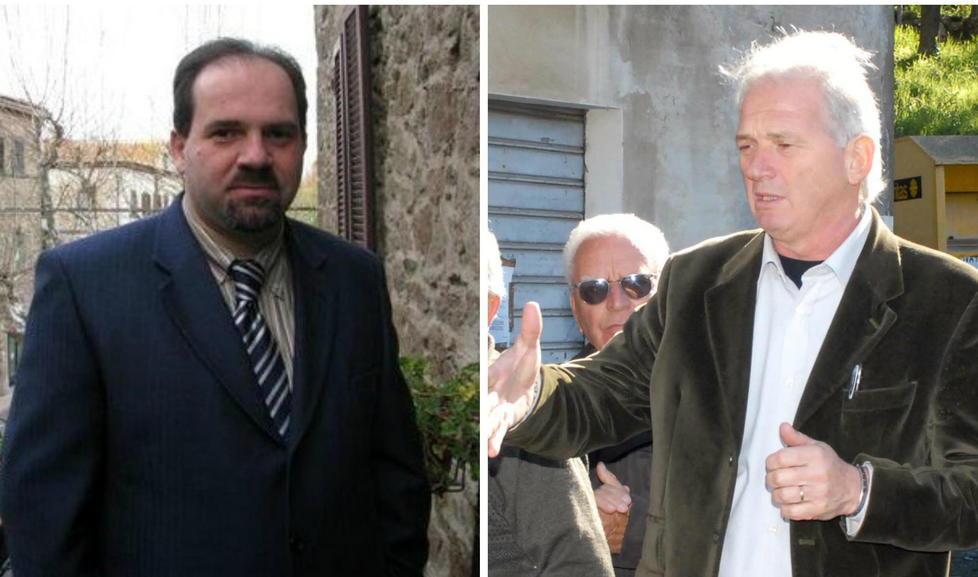 Da sinistra il sindaco Sandro Cerri e il collega di Monteverdi Carlo Giannoni