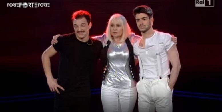 Stefano Simmaco, Raffaella Carrà e Pasquale Dinuzzo