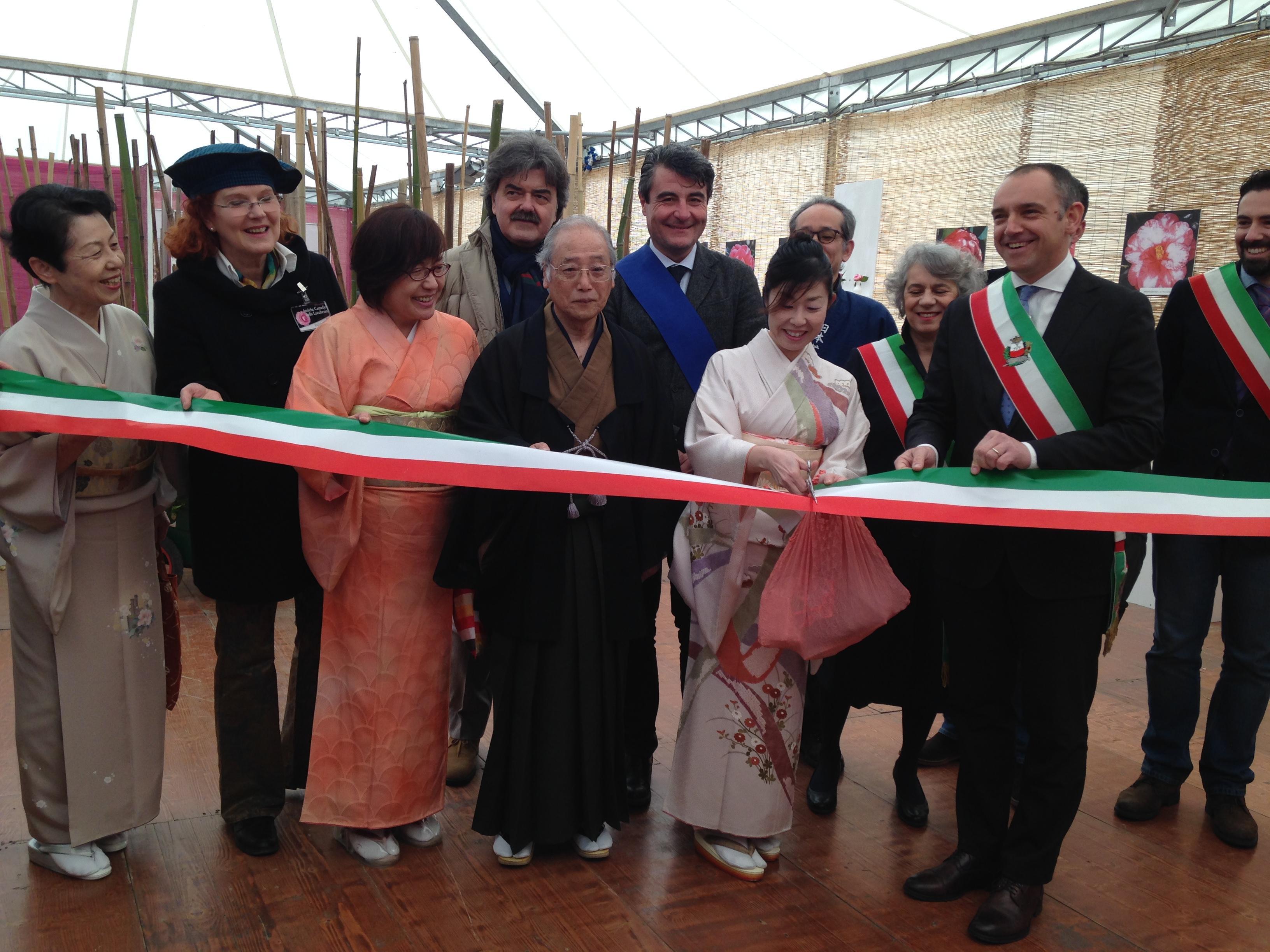 L'inaugurazione della mostra