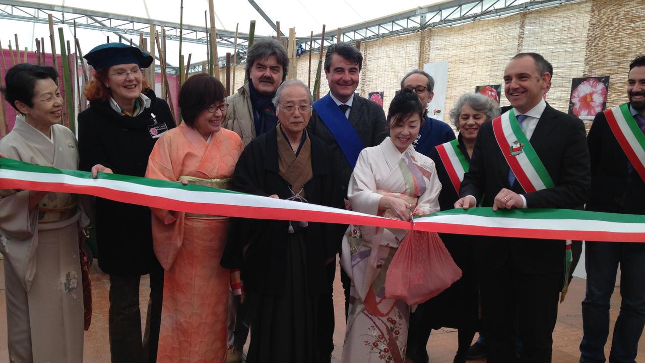 L'inaugurazione della mostra