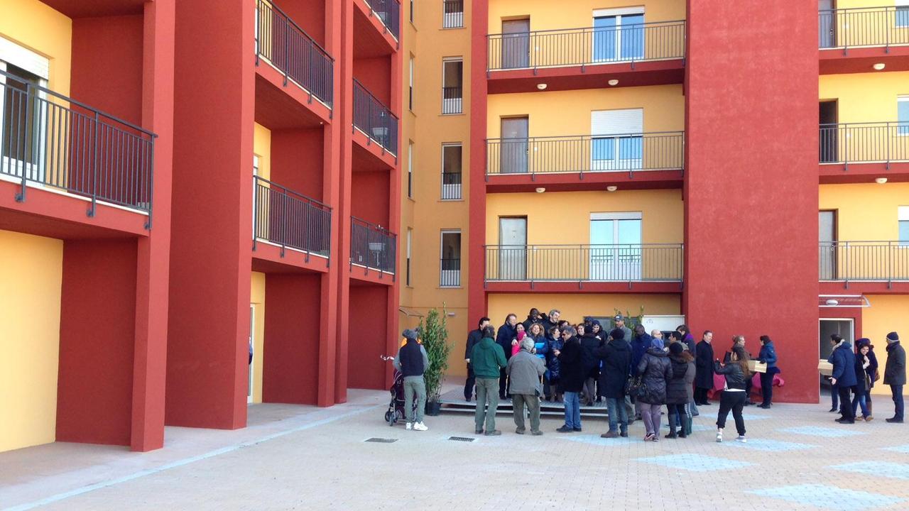 Le case popolari consegnate di recente dal Comune di Pontedera (foto Silvi)