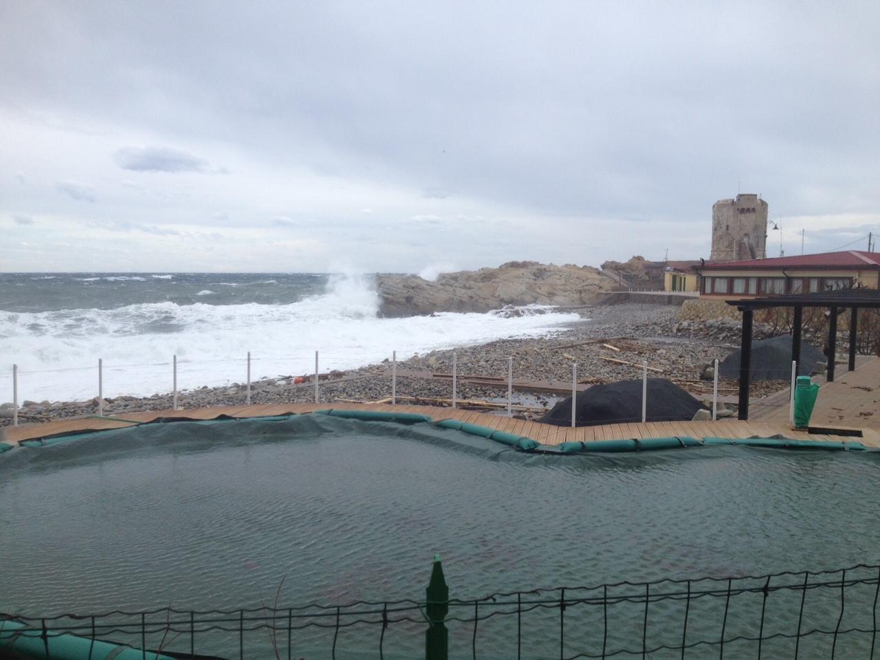 Mareggiata a Marciana Marina