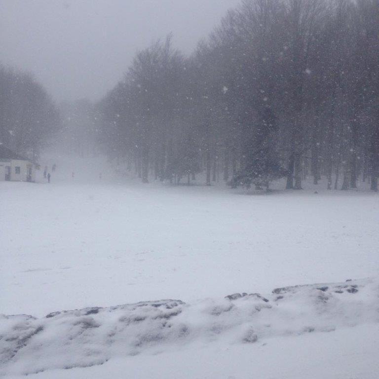 La nevicata di domenica 15 marzo sull'Amiata