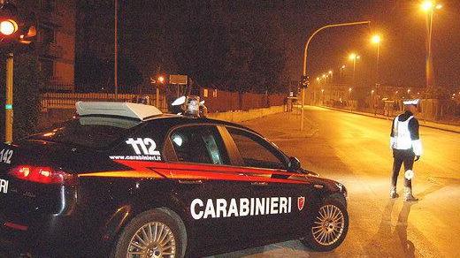 Controlli notturni da parte dei carabinieri (foto d'archivio)