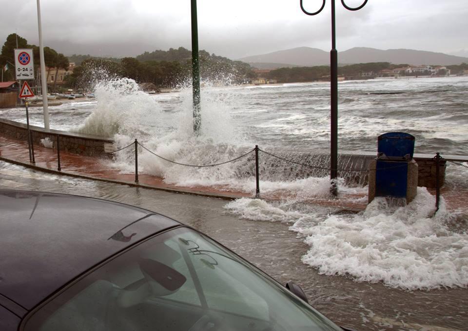 Mareggiata a Marina di Campo