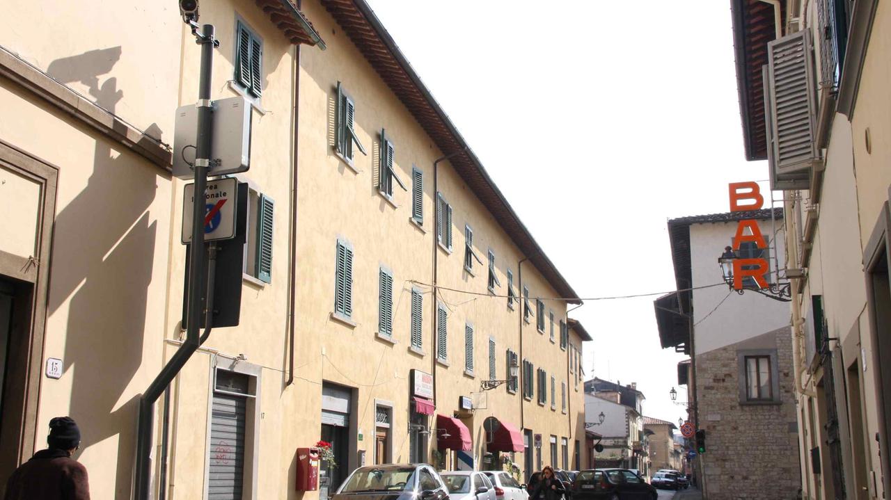 Il varco di via San Jacopo, uno dei sei sorvegliati dalle telecamere