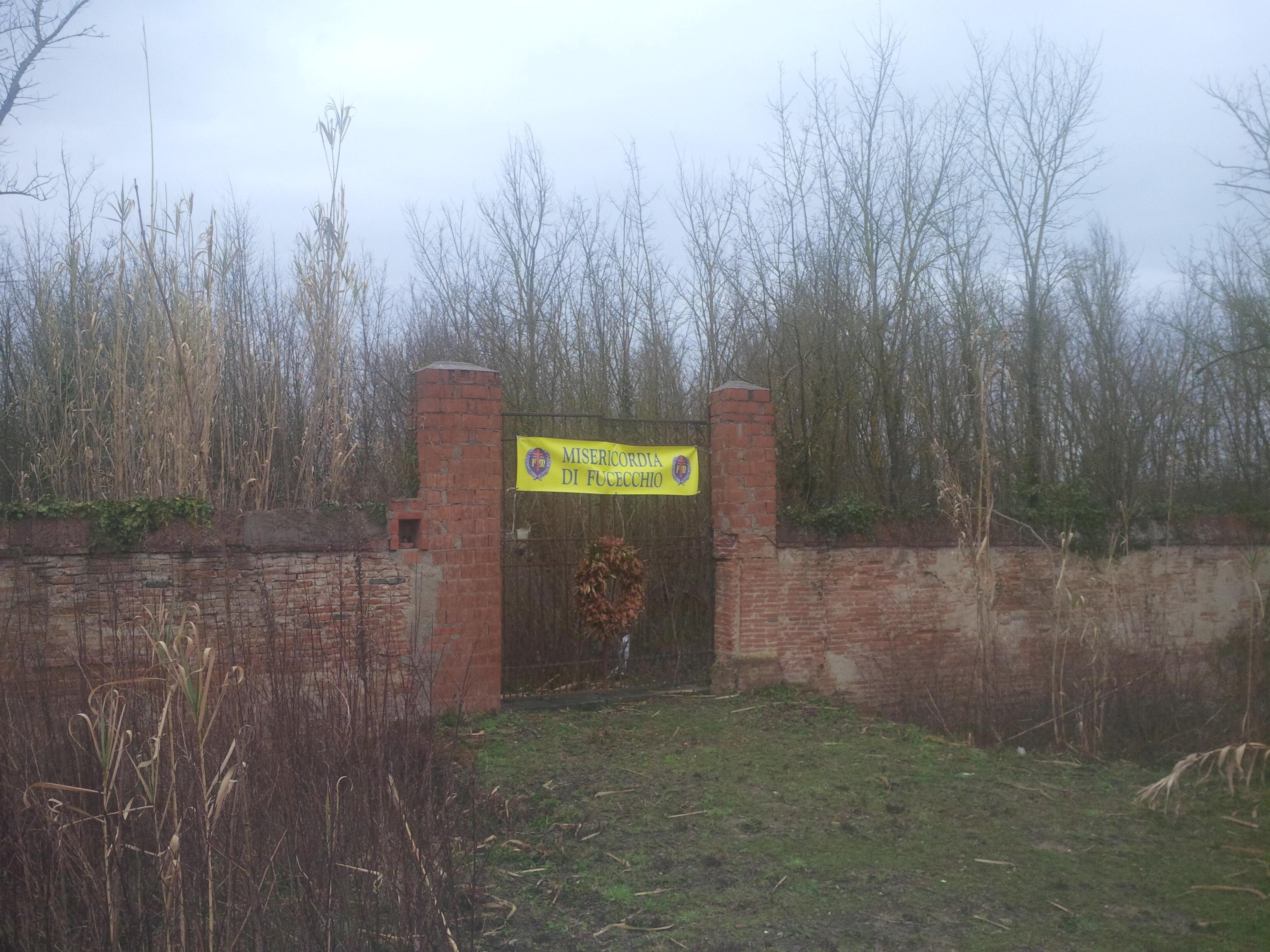 L’ingresso del vecchio cimitero della Misericordia