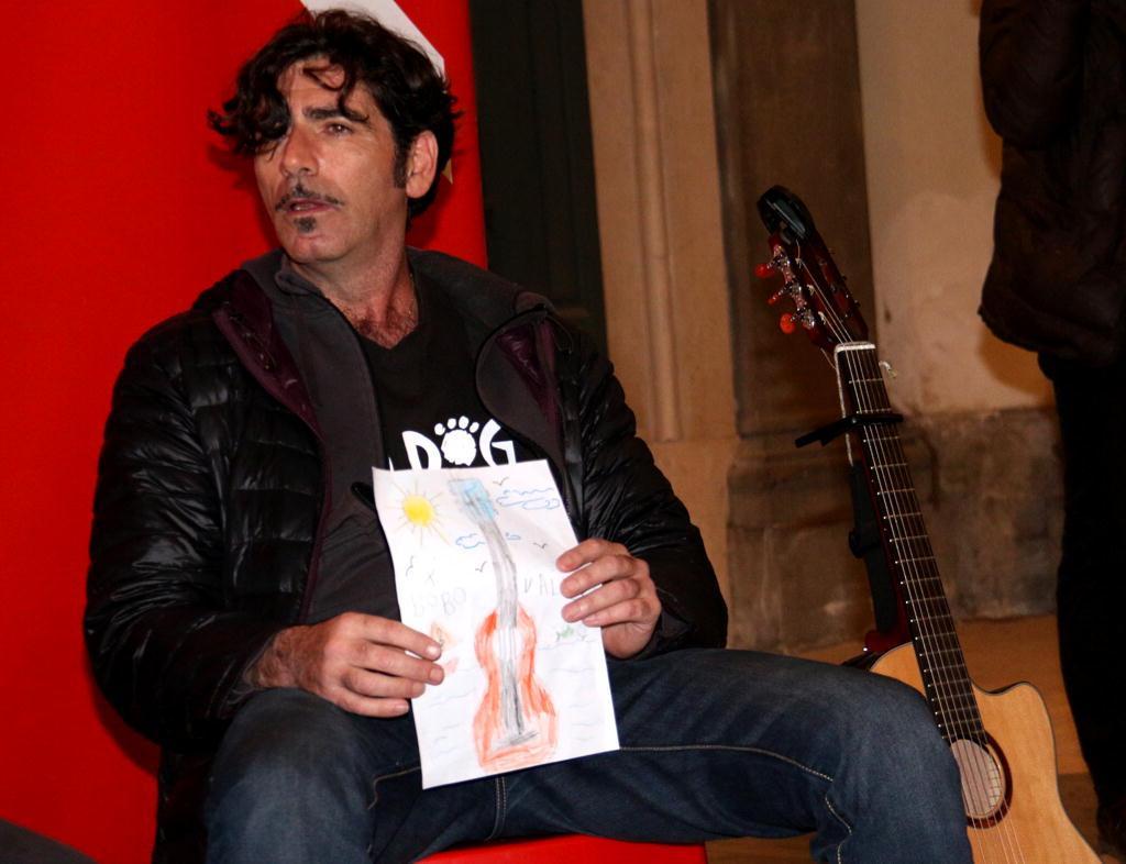 Bobo Rondelli alla Feltrinelli (Marzi Pentafoto)