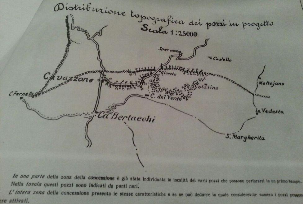 Quando nelle colline di Giareto si scavò alla ricerca del petrolio 