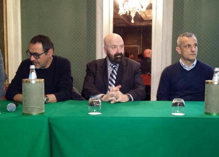 Premiati Sarri, Cappellini e Sinatti