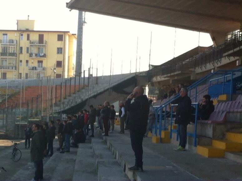 Un momento della contestazione