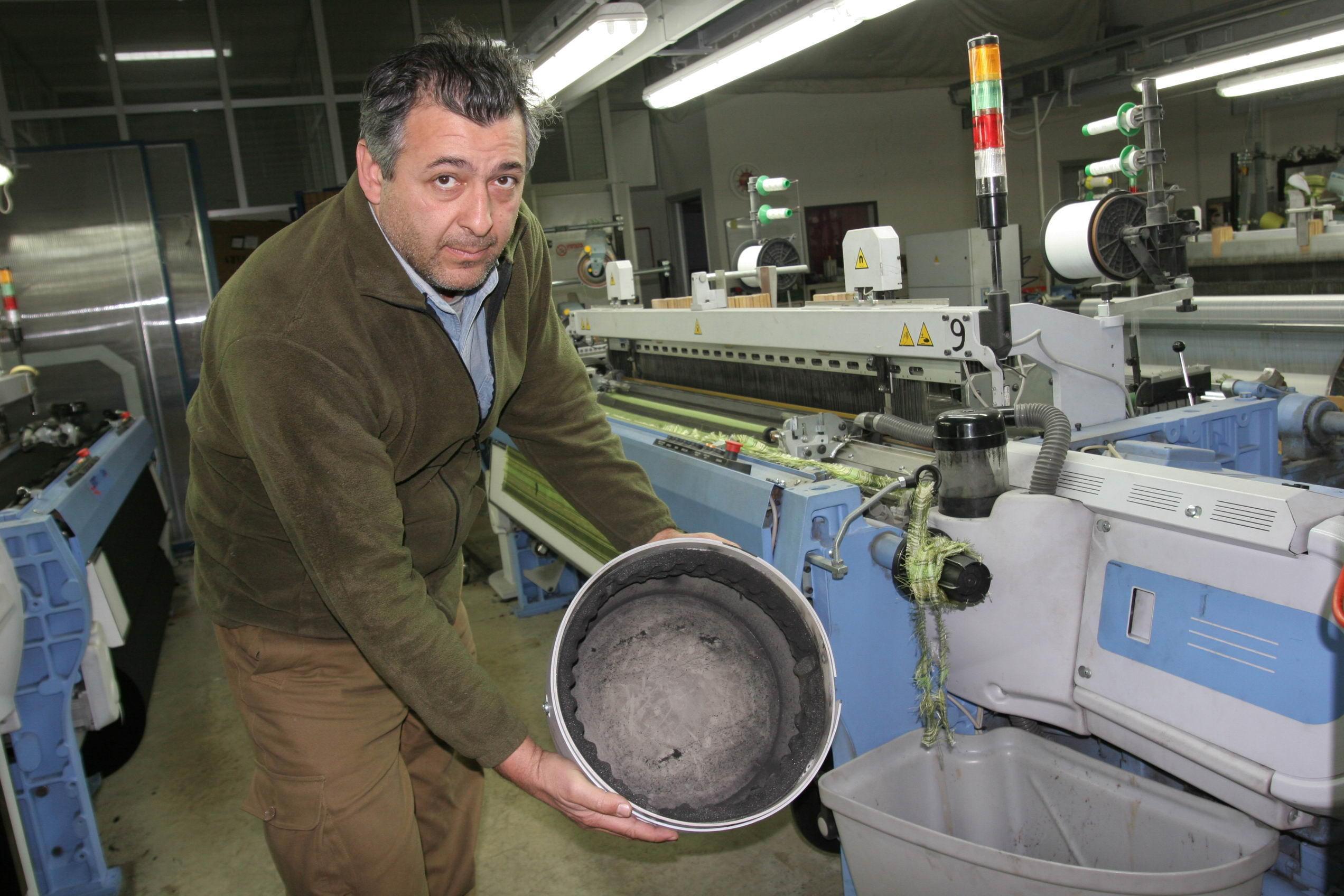 Piero Lucchesi quando denunciava il malfunzionamento dei telai