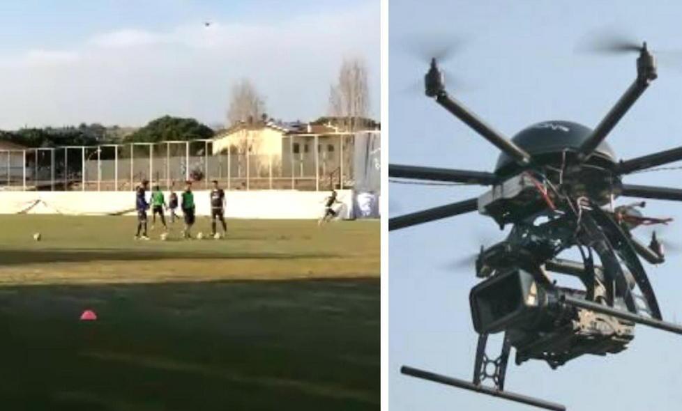 Dal Subbuteo al drone Ora al Castellani l’allenamento è 2.0 