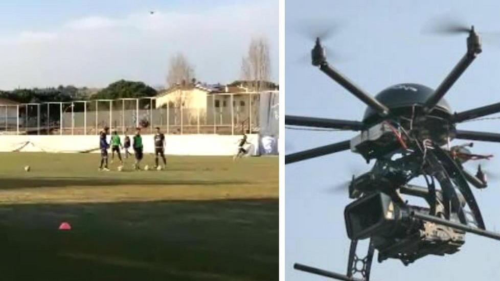 Dal Subbuteo al drone Ora al Castellani l’allenamento è 2.0