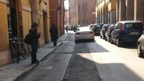 Percorsi di guerra nelle vie laterali di Canalgrande