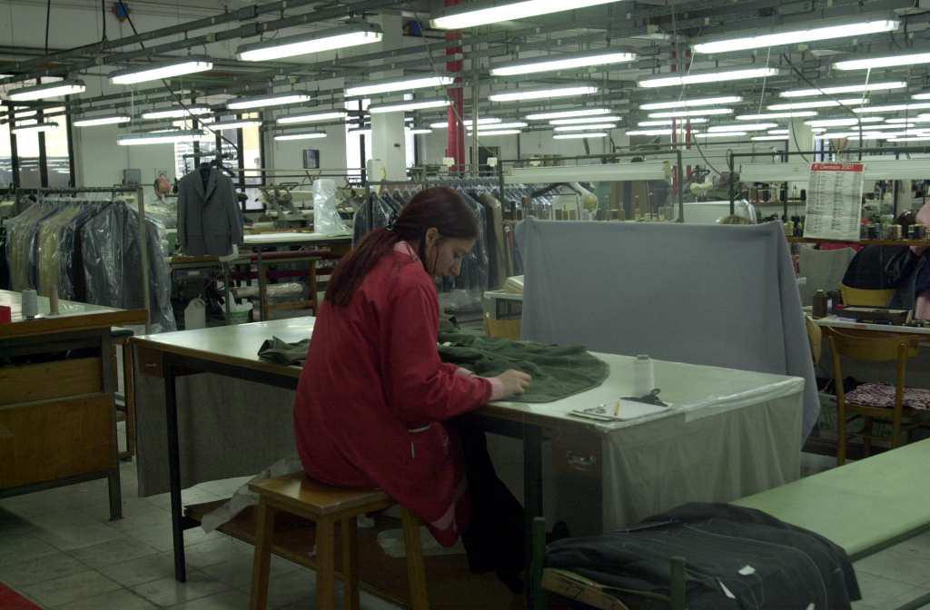 Lpinterno della sartoria D'Avenza