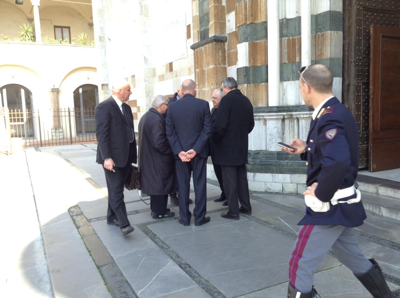 L'incontro del vescovo Agostinelli col capo della gendarmeria vaticana
