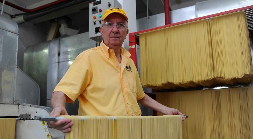 Nel pastificio Martelli
