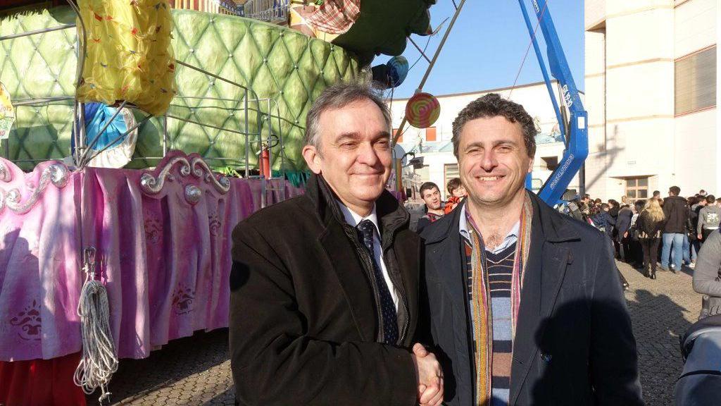 Luca Poletti con Enrico Rossi