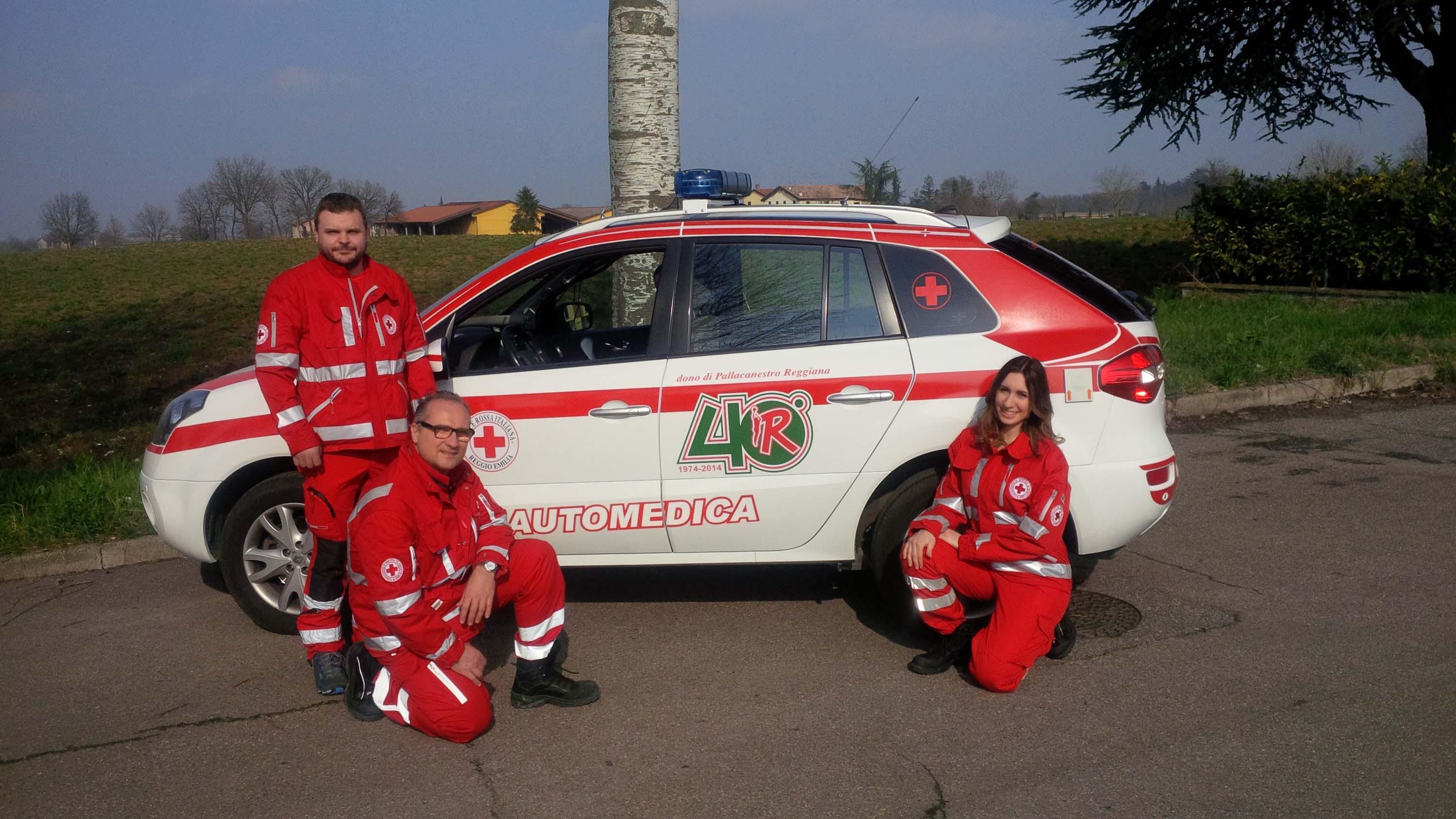La Pallacanestro Reggiana regala un’automedica alla Croce Rossa