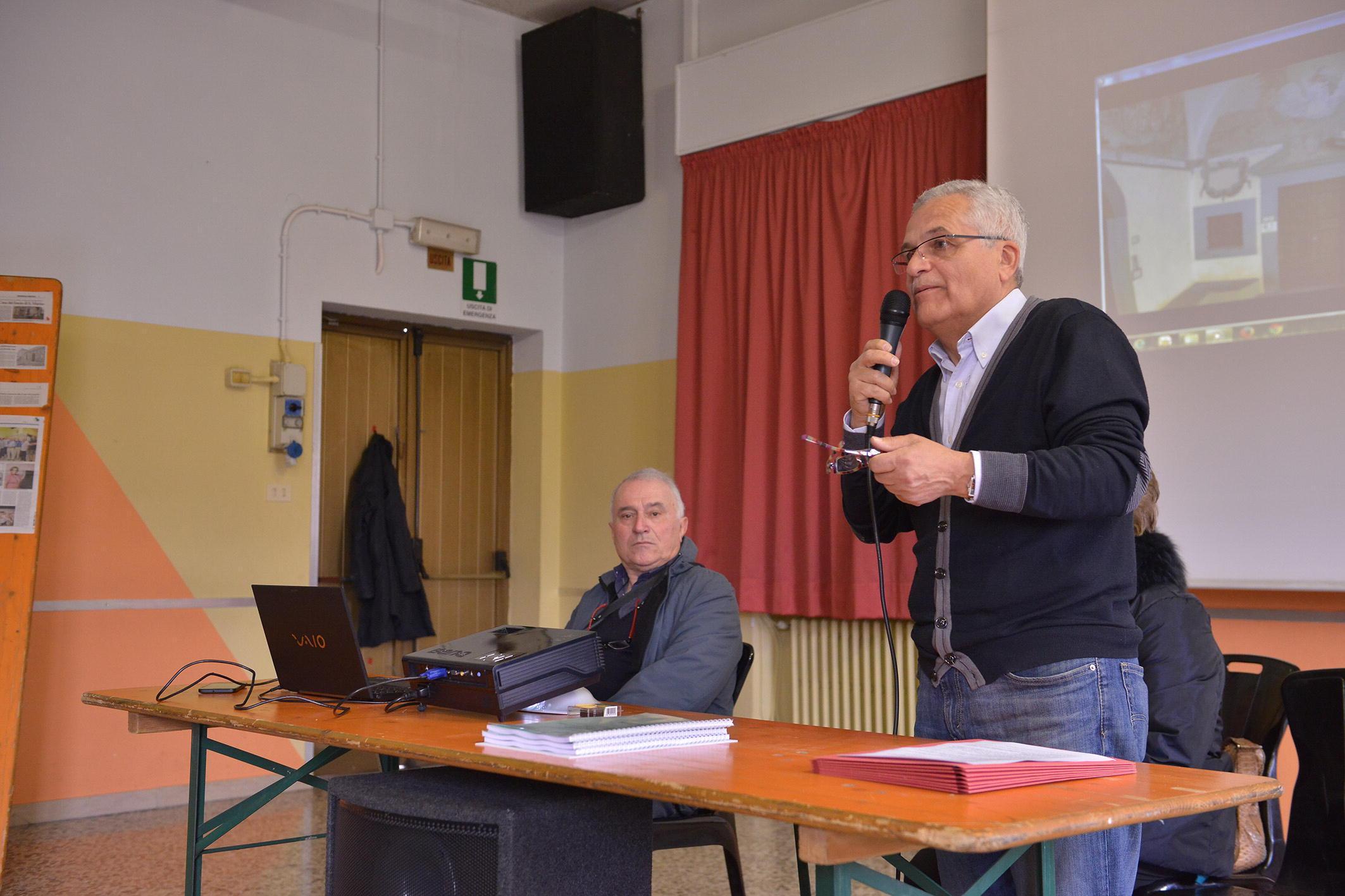 Piero Bartalucci alla casa del popolo di S. Maria