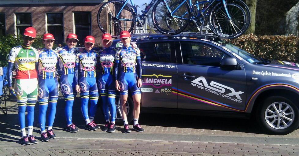 La Michela Fanini impegnata al Giro della Campania