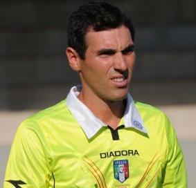 Dirige Sacchi, l’arbitro del blitz contro la Ternana