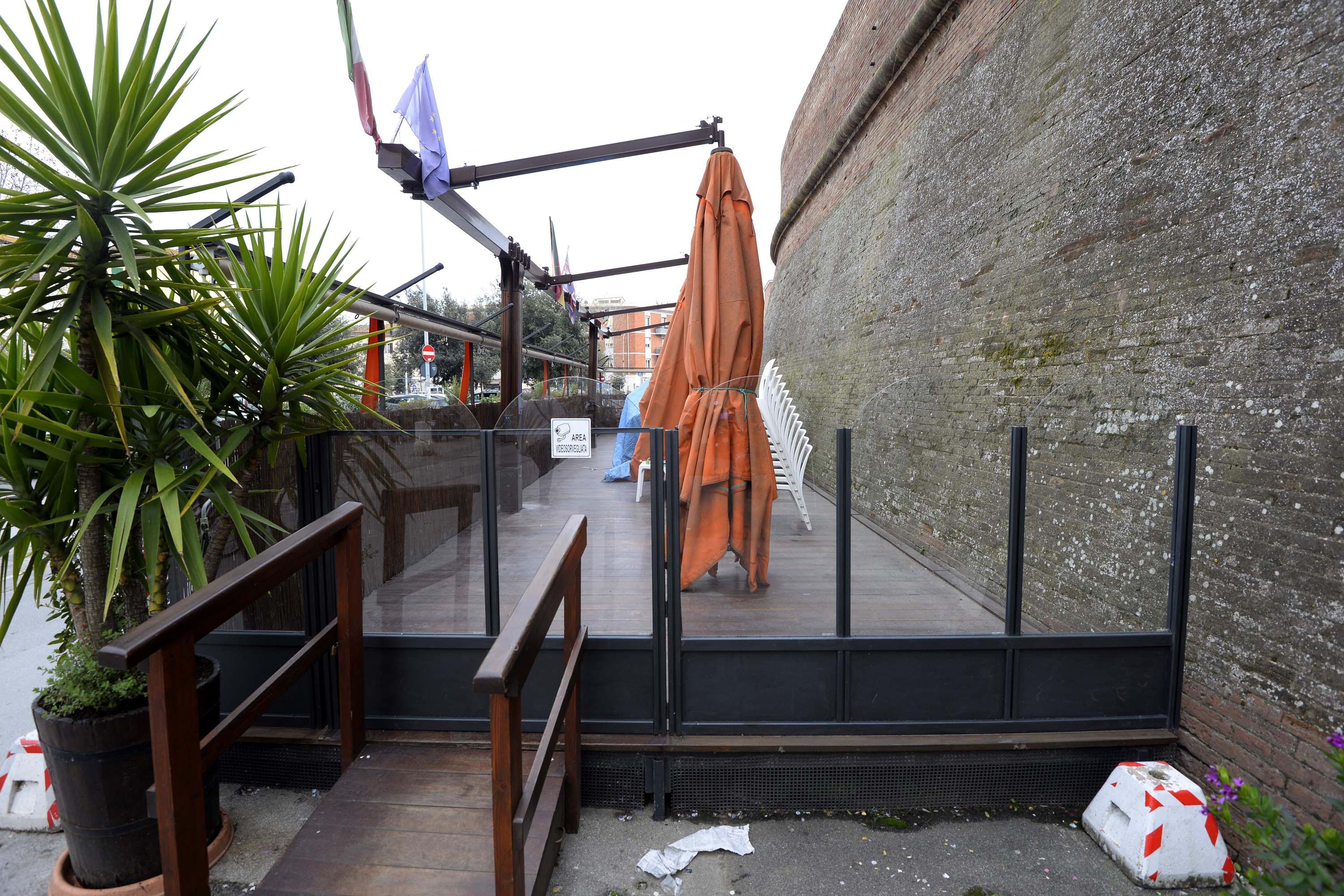 La vecchia pedana di Pappagone (foto agenzia Bf)