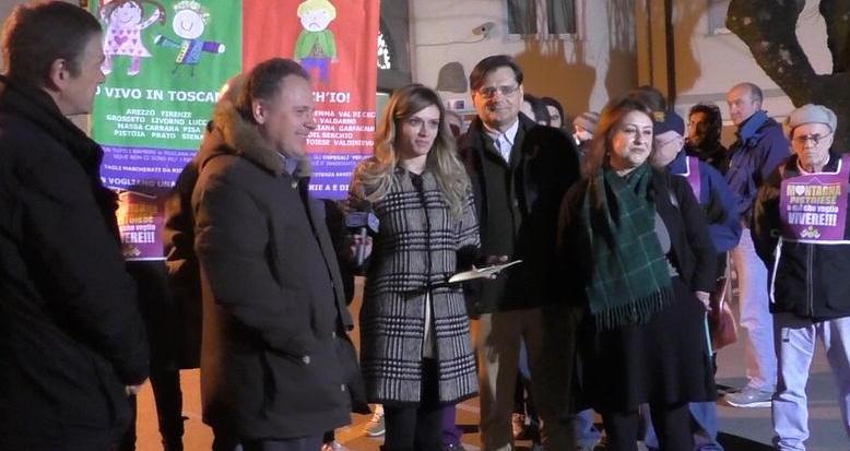 Un momento della trasmissione televisiva
