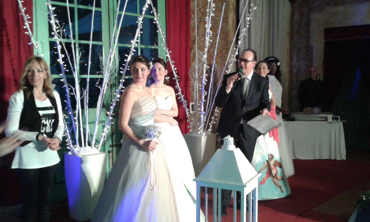 Rivalta si sposa con gli abiti di Sandra Saccone