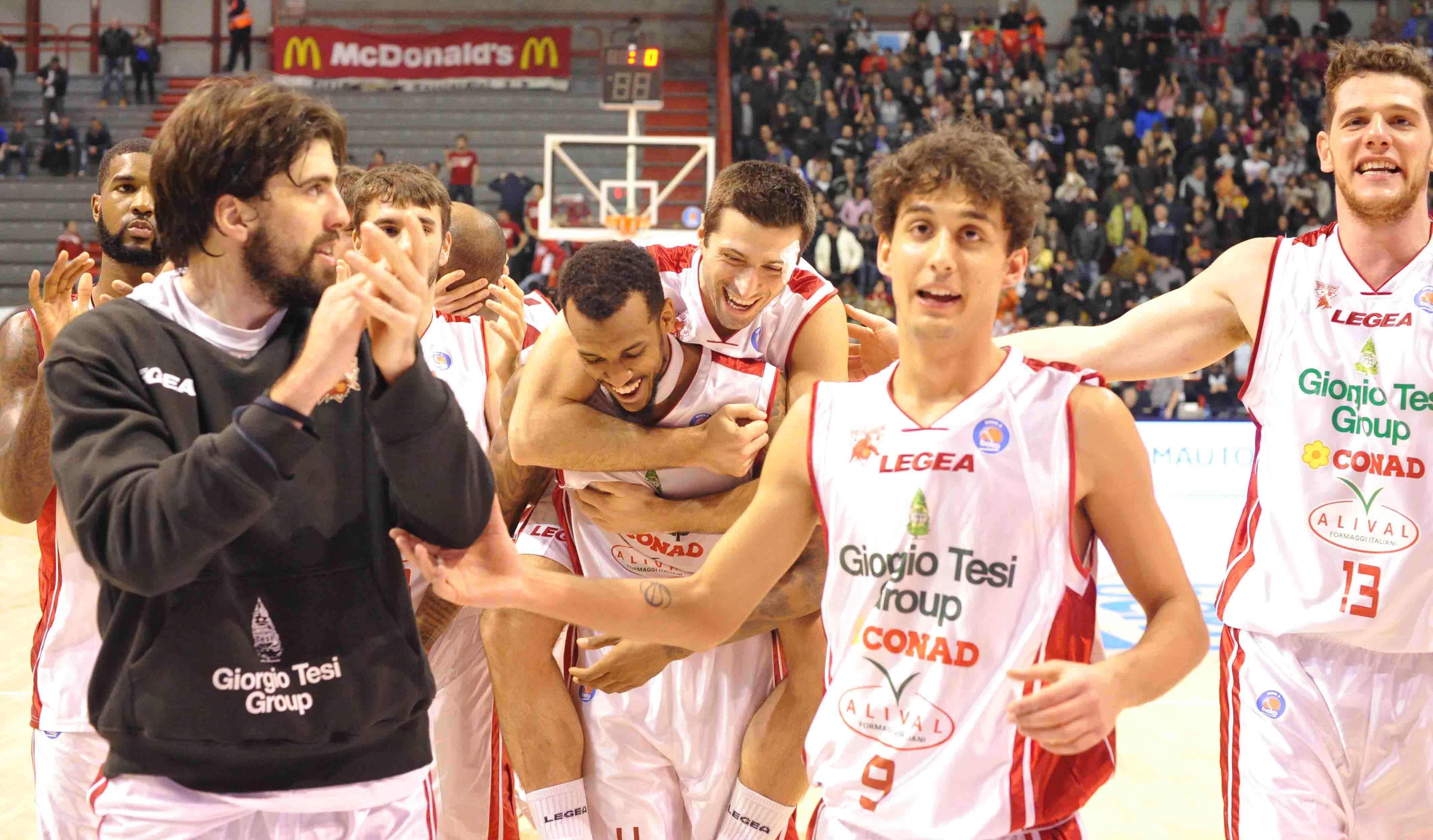 Davide Moretti in maglia Tesi Pistoia