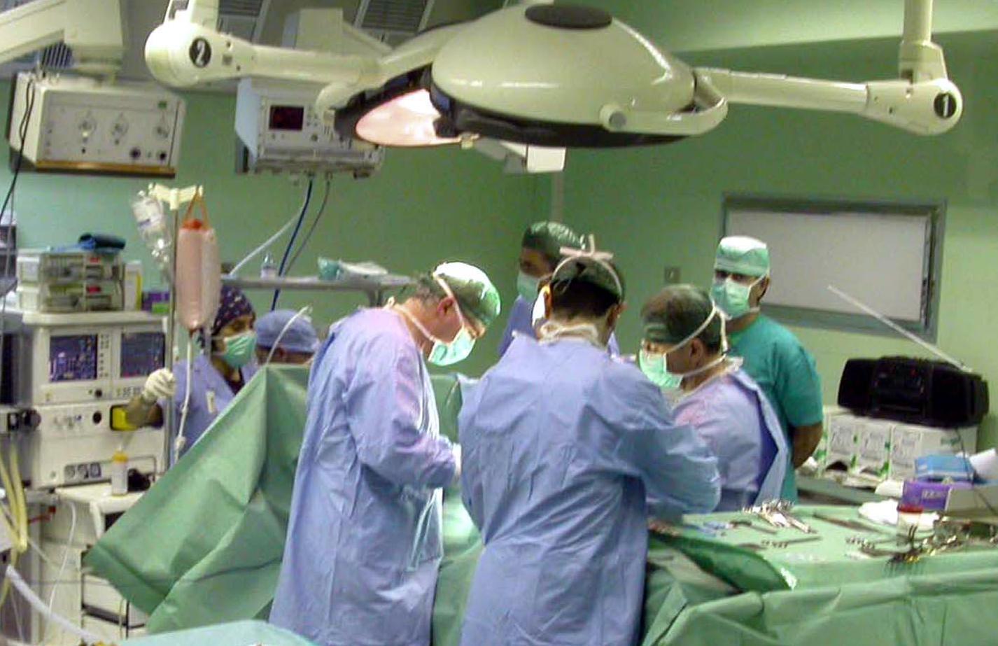 La sala operatoria di un ospedale