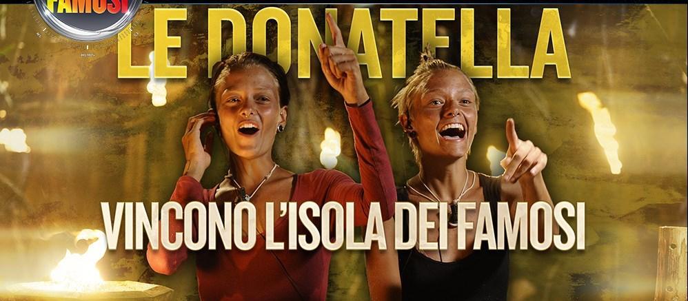 Le gemelle modenesi "Le Donatella" vincono l'Isola dei famosi