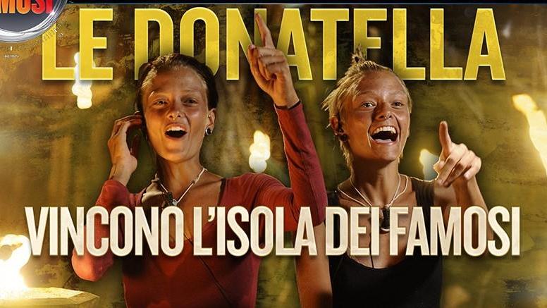 Le gemelle modenesi "Le Donatella" vincono l'Isola dei famosi