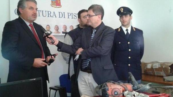 Una operazione della polizia contro una banda specializzata in furti