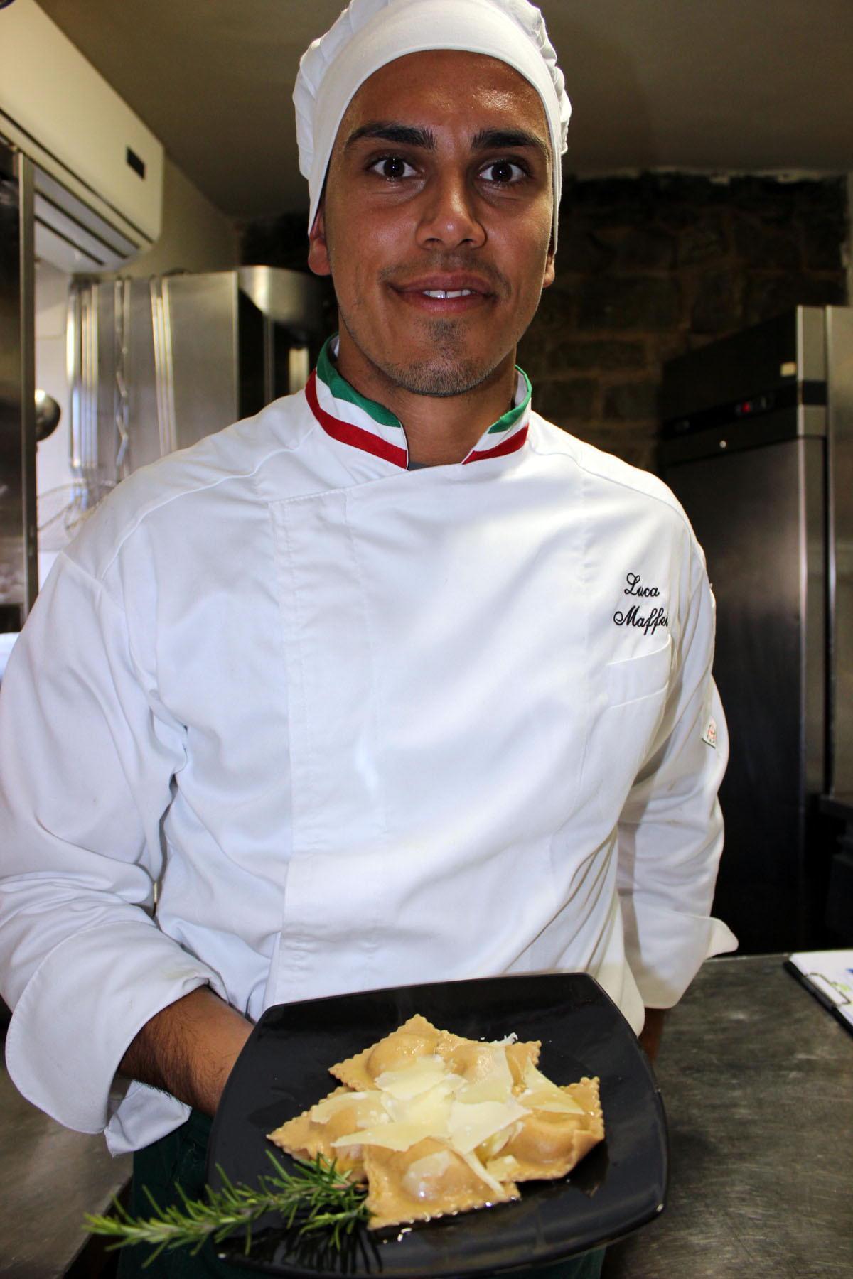 Lo chef Luca Maffei