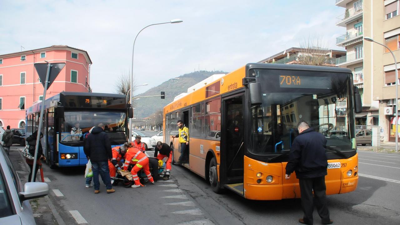 L'incidente su viale XX Settembre
