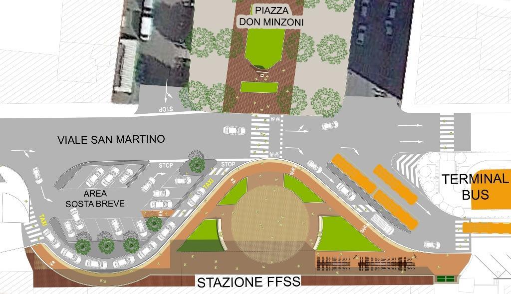 Il progetto della nuova piazza della stazione
