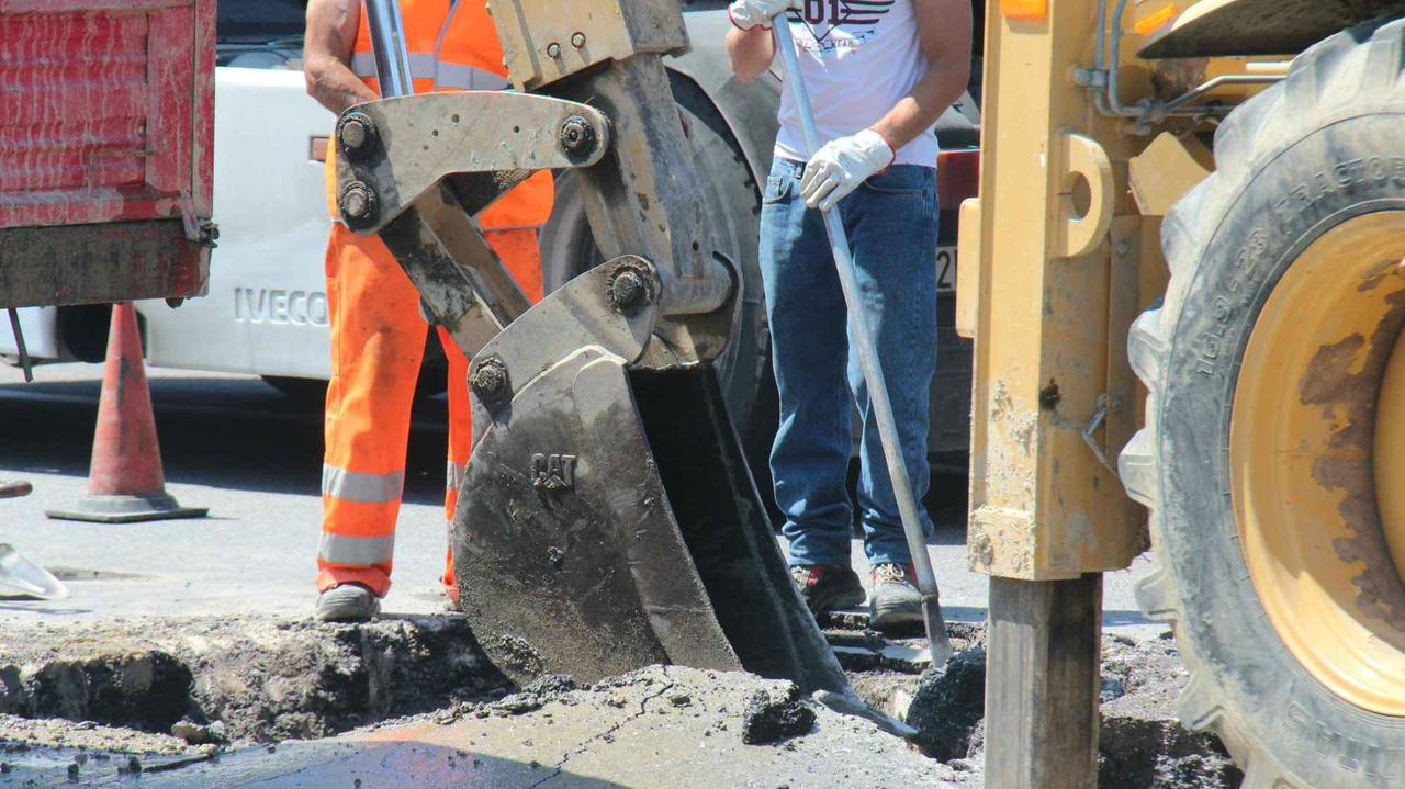 Lavori di Asa (foto di archivio)