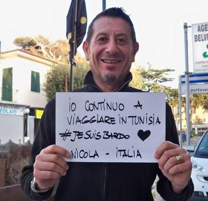 Fa il giro del mondo un post di Toncelli solidale con la Tunisia 