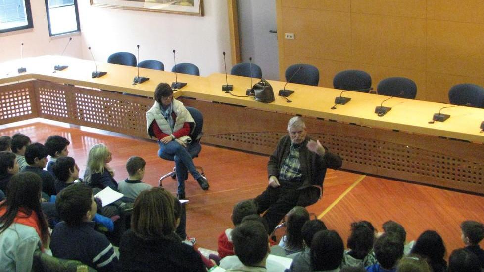 A scuola dal partigiano Delinger
